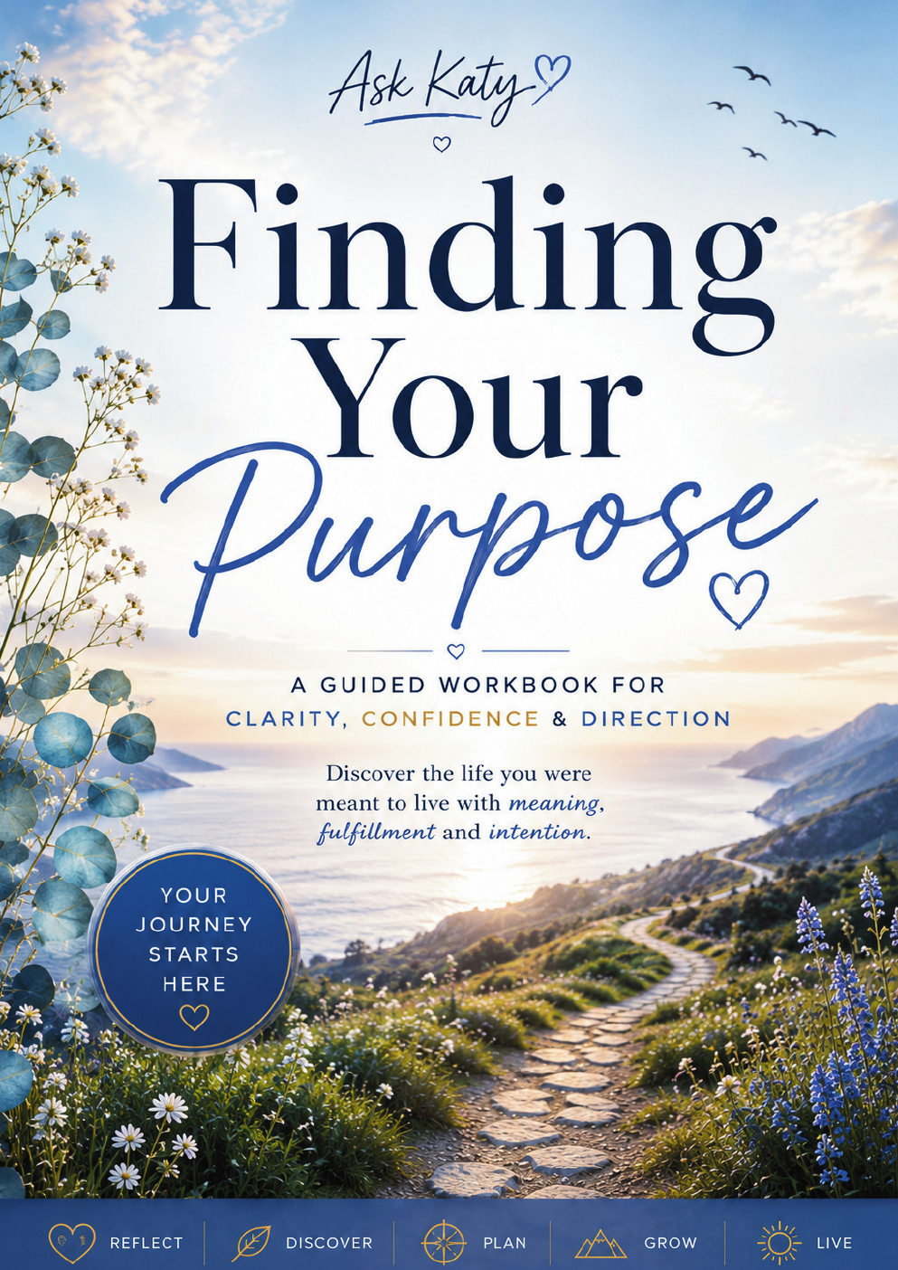 Ask Katy Finding Your Purpose guided workbook cover