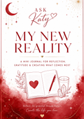Ask Katy My New Reality mini journal cover